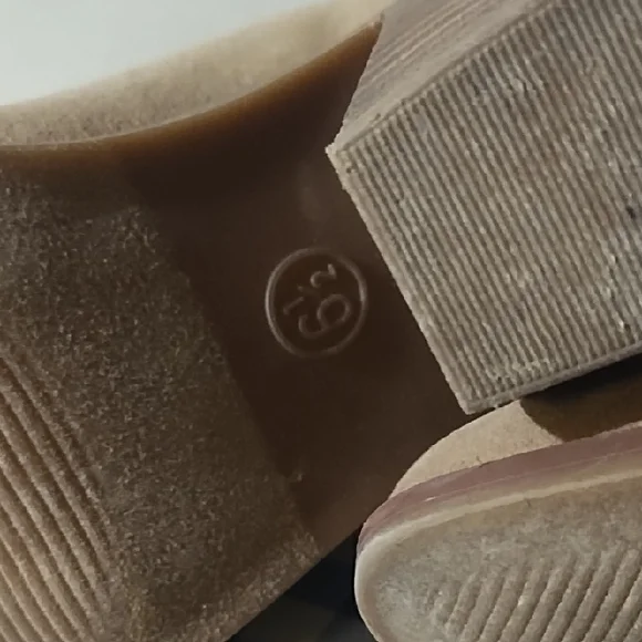 #0117 Women's Tan Ankle Boots - Picture 5 of 5